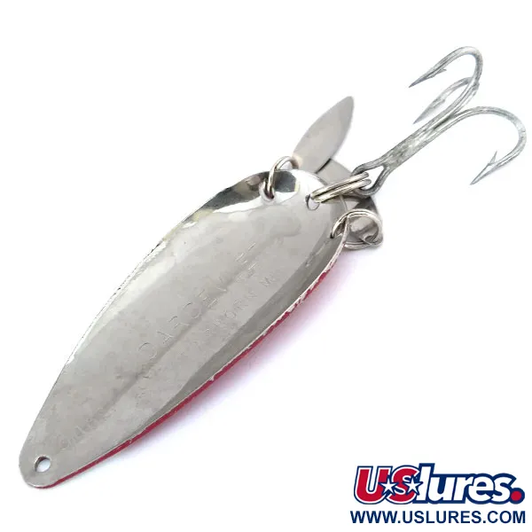 Cucharilla Eppinger Dardevle Dardevlet Klicker, Rojo/Blanco/Níquel, 21g, #11062