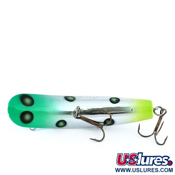 Luhr Jensen Kwikfish K11X Señuelo, Frog / Silver, 8g, alta visibilidad, #11065