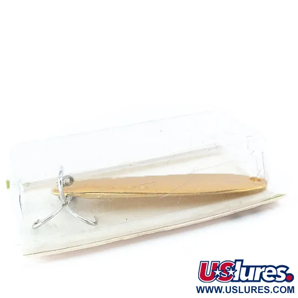 Hopkins Shorty Jig Lure Cucharilla, Oro martillado, 21g, Vintage, #11072