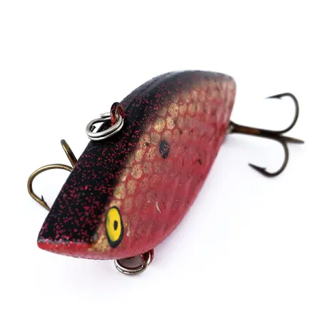Strike King Diamond Shad Lipless Crankbait, Rojo Oscuro, 14g, Vintage, #11089