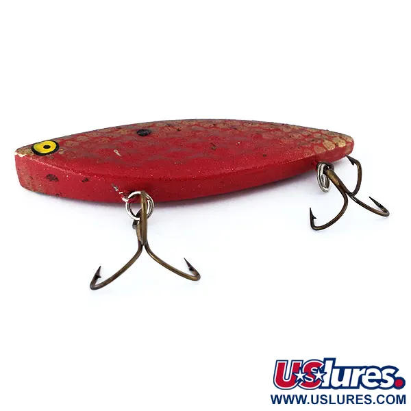 Strike King Diamond Shad Lipless Crankbait, Rojo Oscuro, 14g, Vintage, #11089