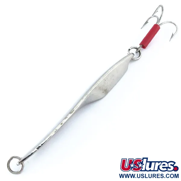 Johnson Lujon Cucharilla, Níquel, 31g, Punto de ataque rojo, #11094