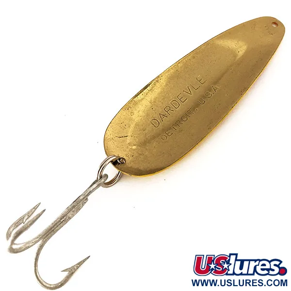 Eppinger Dardevle Cucharilla Ondulante, Amarillo Rombos Rojos, 28g, #11124