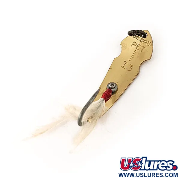 Tony Accetta Pet Spoon 13 Cucharilla, Oro, 5g, Plumas, #11126