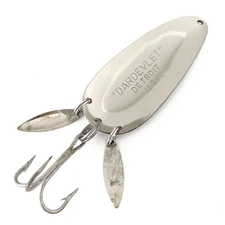 Dardevle Dardevlet Klicker Cucharilla, Níquel/Azul, 21g, #11146