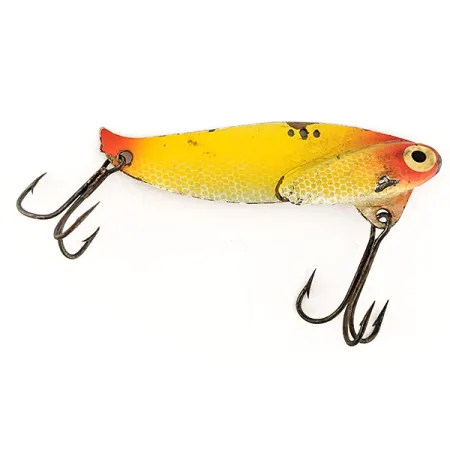 Heddon Sonar 433 Blade Bait, Amarillo/Rojo, 14g, 3 Puntos Anclaje, #11169