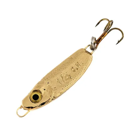 Luhr Jensen Crippled Herring Jig, Oro, 7g, Acabado martillado, #11174