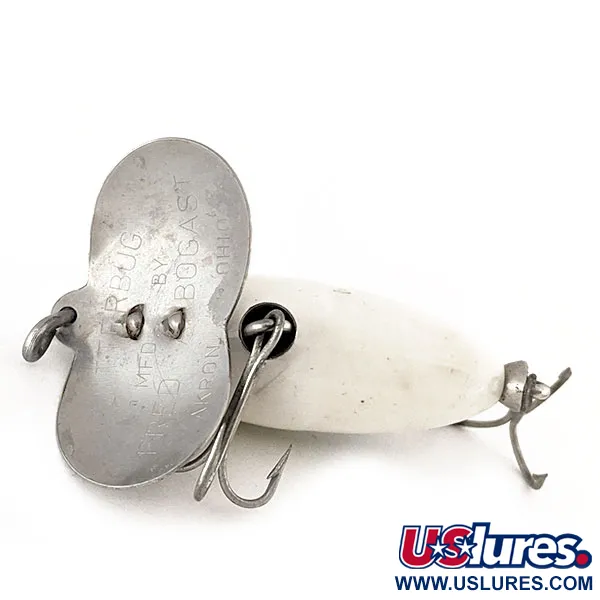 Fred Arbogast Jitterbug Señuelo Superficie, Frog, 7g, Babero Metal, #11180