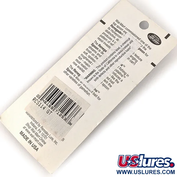 Renegade Crystalina Spoon, Oro-Naranja, 11g, Cucharilla, #RCS114 GT