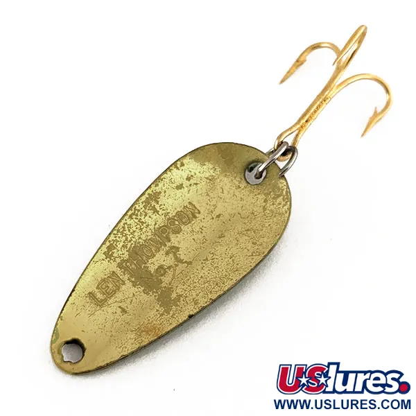 Cucharilla Len Thompson #7, Verde/Latón, 5g, Cuerpo de Latón, #11191