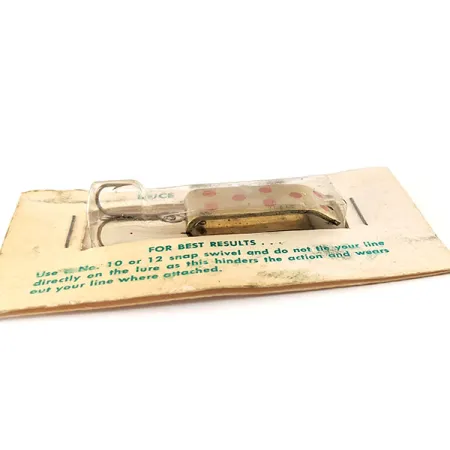 Jake's Lures Lil Jake Cucharilla, Brass / Red, 9g, USA, #11197