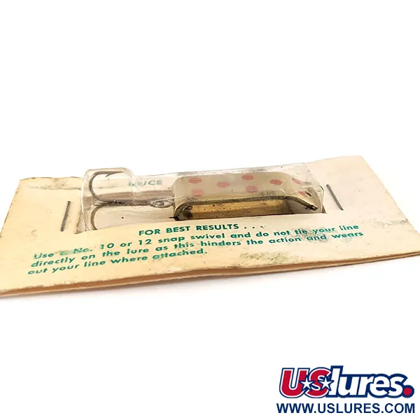 Jake's Lures Lil Jake Cucharilla, Brass / Red, 9g, USA, #11197