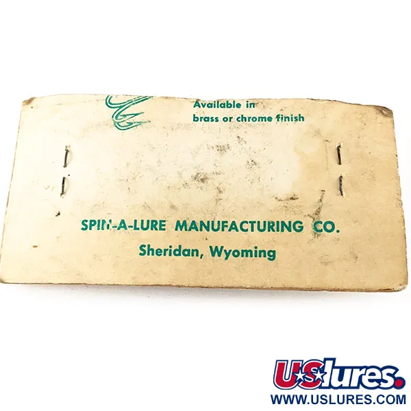 Jake's Lures Lil Jake Cucharilla, Brass / Red, 9g, USA, #11197