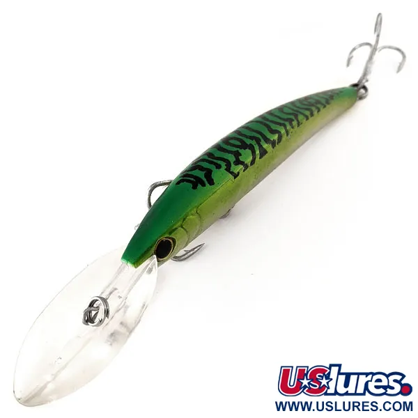 FishHouse Crystal Minnow Deep Diver Minnow, Fire Tiger, 25g, #11209