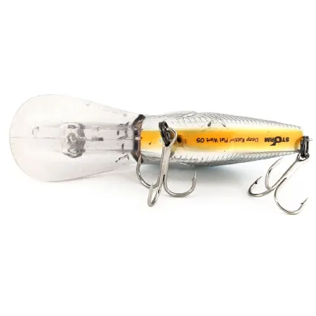 Storm Deep Rattlin Flat Wart 05 Crankbait, Plata-Azul, 10g, #11214