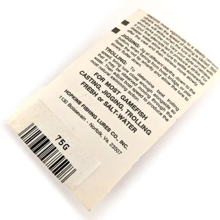 Hopkins Shorty 75 Jig, Oro, 21g, Acero Inoxidable Forjado, #11237