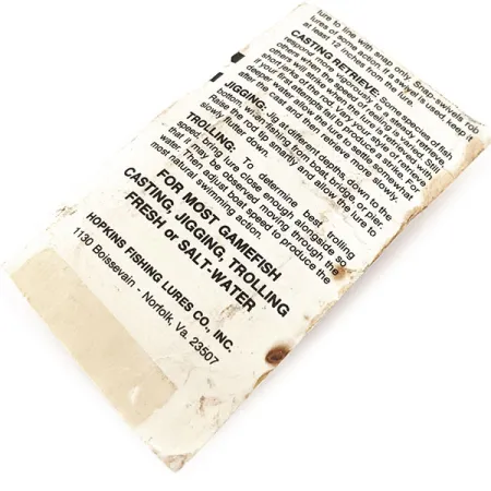 Hopkins Shorty 45 Jig Lure, Níquel martilleado, 14g, Jigging, #11240