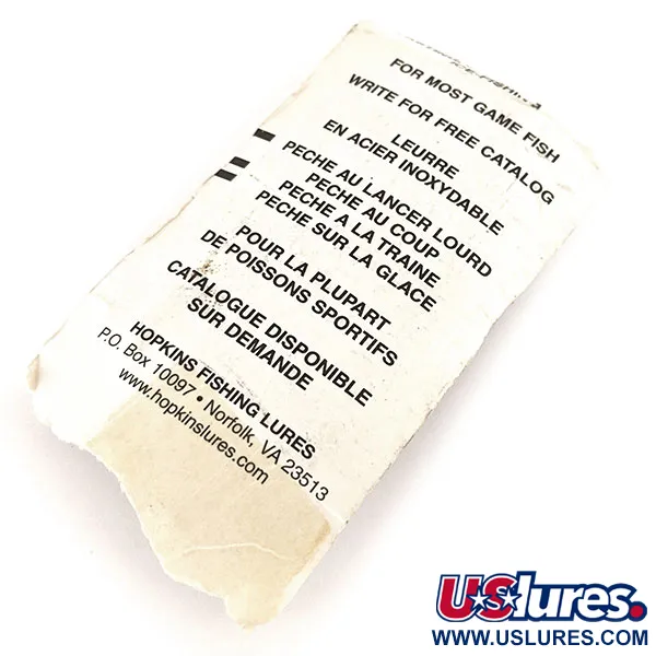 Hopkins Shorty S1 Cucharilla, Níquel martilleado, 9g, #11241