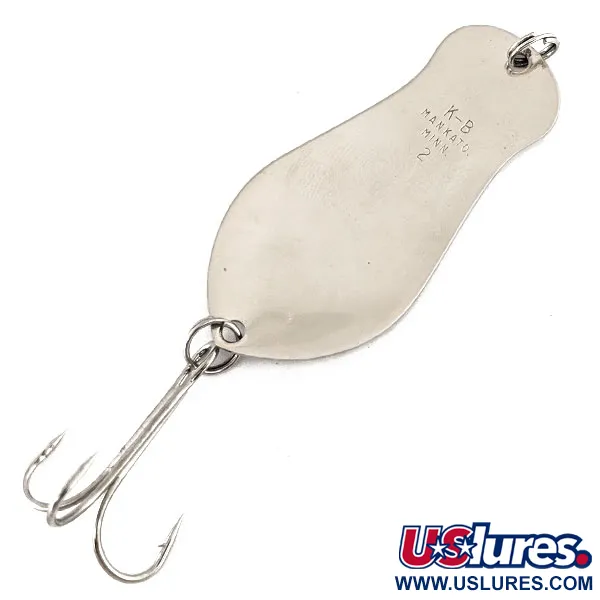 K-B Bait K-B Spoon Cucharilla, Níquel, 14g, Estilo Vintage, #11251