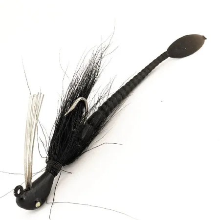 Cotton Cordell Banana Head Tattle-Tail Jig, Negro, 14g, Antialgas, #11260