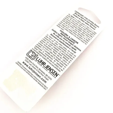 Luhr Jensen Quiver Glow Cucharilla, Glow, 14g, Latón/Espuma, #11283