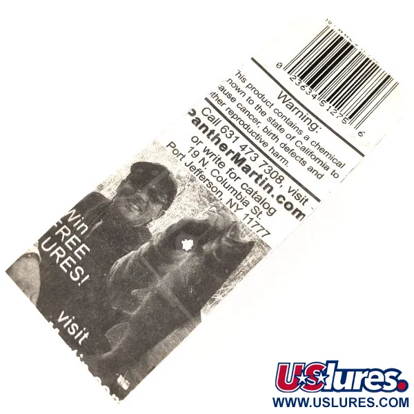 Weedless Panther Martin Weed Wing Cucharilla, Níquel, 14g, Antialga, #11286