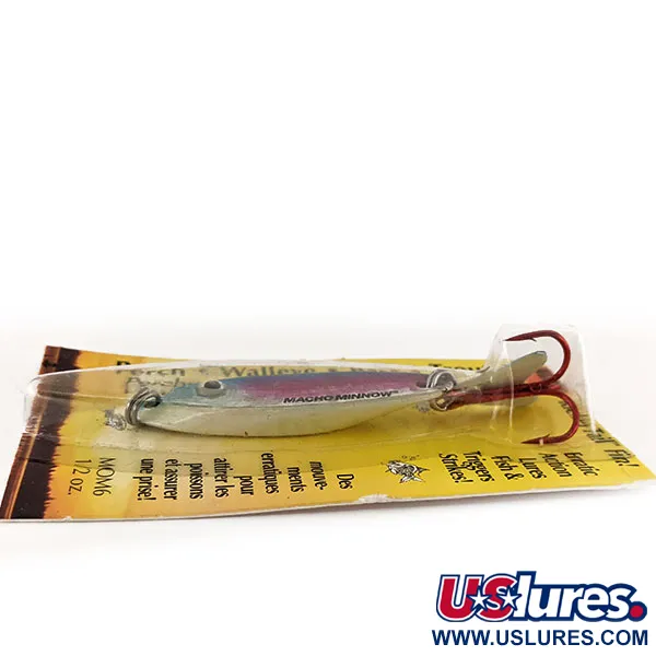 Northland Macho Minnow Señuelo Jig, Rainbow Fish, 14g, KickerTail, #11289