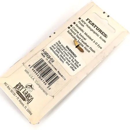 Wahoo Key Largo Swim'n Fin Cucharilla, Azul, 11g, Pluma, #11290