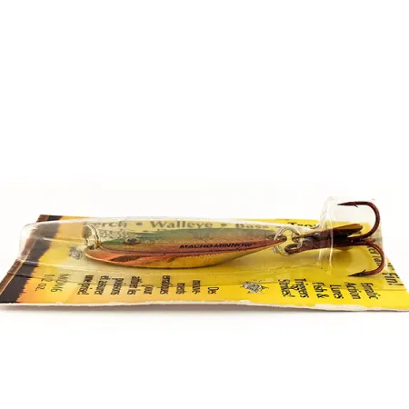 Northland Macho Minnow Jig, Rainbow Green, 14g, Kicker Tail, #11291
