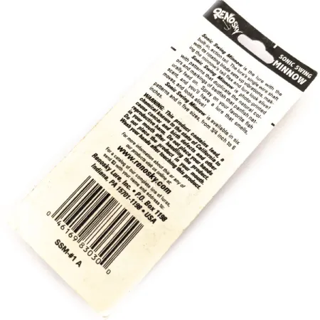 Renosky Sonic Swing Minnow 1 Spinner, Níquel/Trucha, 3g, #11294