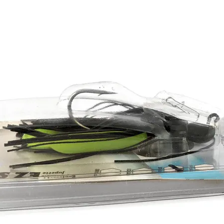 Z-Man Chatterbait Bladed Jig, Níquel/Negro, 11g, EZ Skirt, #11297