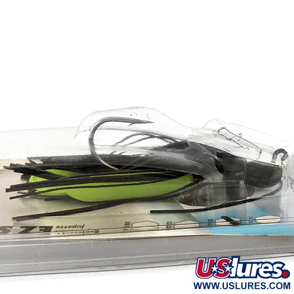 Z-Man Chatterbait Bladed Jig, Níquel/Negro, 11g, EZ Skirt, #11297