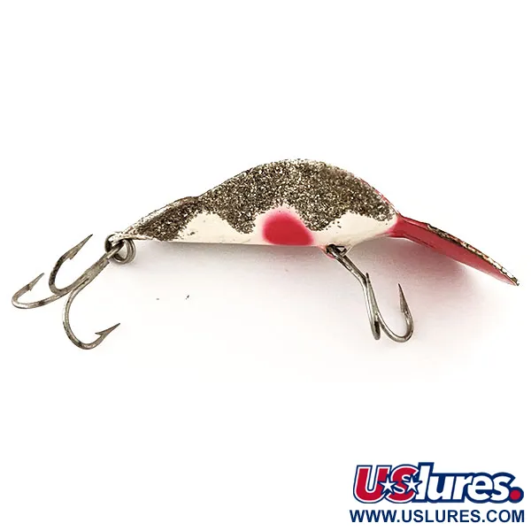 Buck Perry Spoonplug Cucharilla, Rojo/Blanco/Oro, 10g, #11300