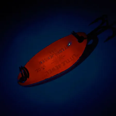 Luhr Jensen Little Jewel UV Cucharilla, Rojo / Holo Arcoíris, 9g, #11316