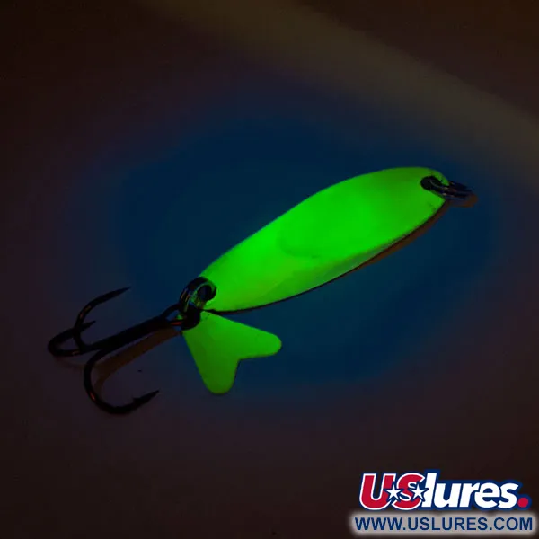 Northland Macho Minnow Jig, Chartreuse/Pez arcoíris, 17g, UV, #11325
