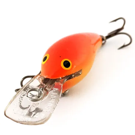 Rapala Fat Rap FR 5 Crankbait, Naranja, 8,8g, Señuelo Balsa, #11326