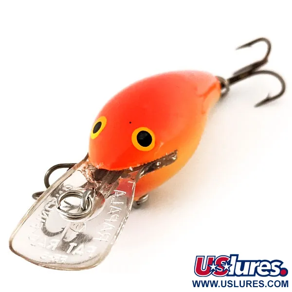Rapala Fat Rap FR 5 Crankbait, Naranja, 8,8g, Señuelo Balsa, #11326