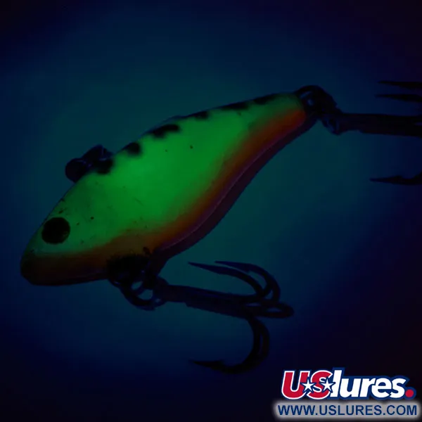 Rapala Rattl'n RAP Lipless Crankbait, Fire Tiger, 6g, Glow, #11329