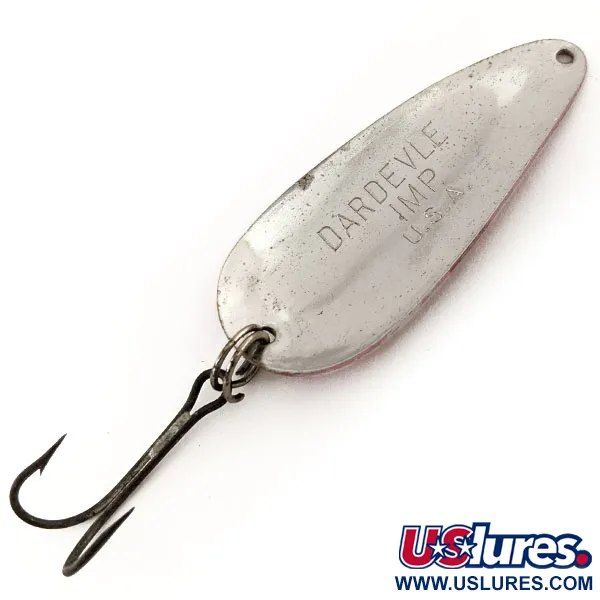 Eppinger Dardevle Imp, 11g Rojo / Blanco / Níquel, Cucharilla #11340