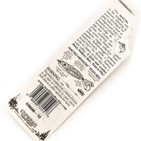 Northland Macho Minnow Cuchara, Níquel, 14g, KickerTail, #11341