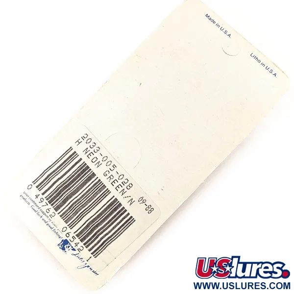 Luhr Jensen Pro Trout 5 Cucharilla, Hammered Green, 11g, Vintage, #11342