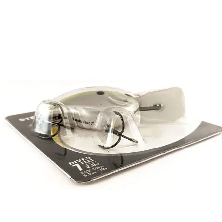 Storm Arashi Rattling Flat 7 Crankbait, Azul/Plata, 12g, #11347