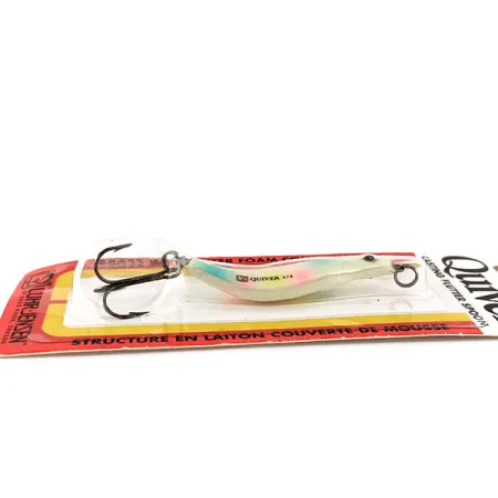 Luhr Jensen Quiver Glow Cucharilla, Glow, 7g, Latón/Espuma, #11350