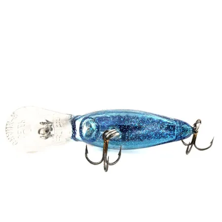 Rebel Deep Crank R Crankbait, Azul, 10,5g, Acabado Glitter, #11358
