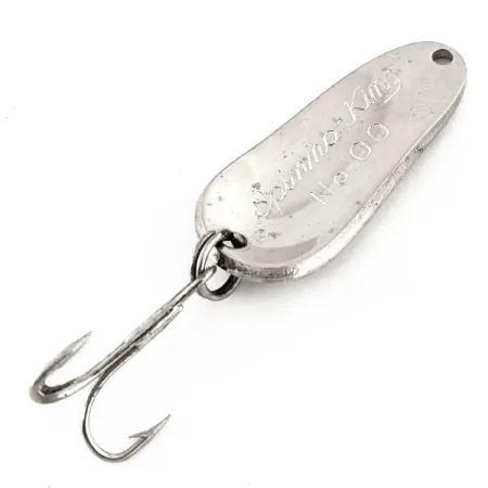 Pecos River Spinno-King 00 Cucharilla, Níquel, 7g, Vintage, #11360