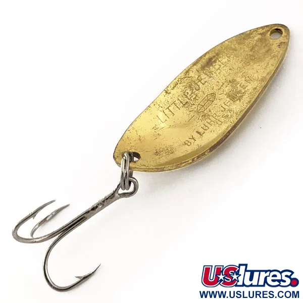 Luhr Jensen Little Jewel Cucharilla, Latón / Amarillo, 14g, #11366