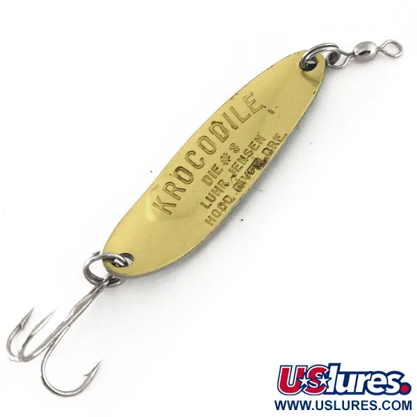 Luhr Jensen Krocodile Die #3 Cucharilla, Fire Tiger, 10g, #11367