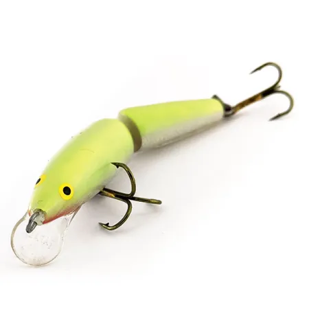 Rapala Jointed J7 Señuelo, Chartreuse, 4g, Articulado, #11373