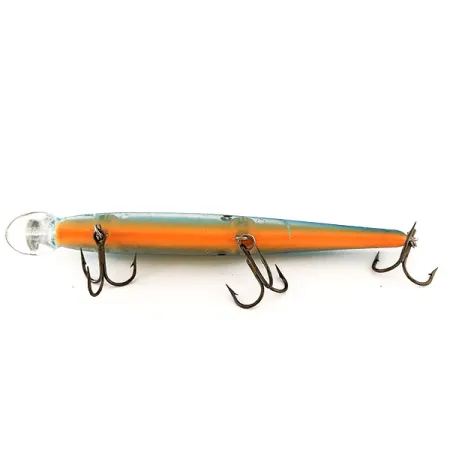 Bomber Long A Suspender, Dorado/Naranja/Azul, 12g, Rattle, #11375