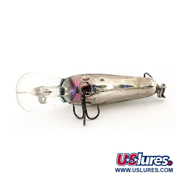 Norman Deep Tiny N Crankbait, Chrome Teal, 4g, Silencioso, #11385